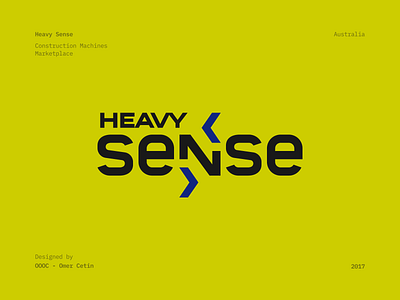 Heavy Sense Logo Design brand branding construction logo logomark logotype