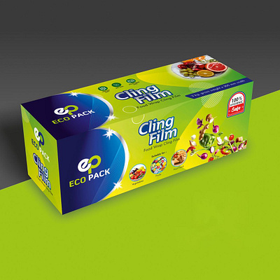 Eco Pack - Cling Film : Box Packaging Design customizable packaging