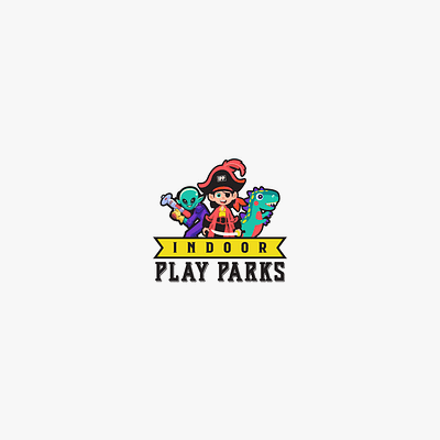 Logo for children's indoor park! branding graphic design logo