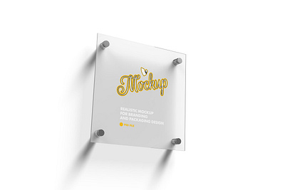 Square Sign Mockup mockup psd psd mockup sign sign mockup signage square