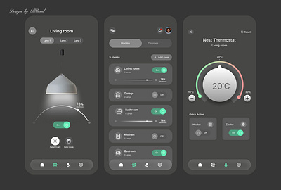 Smart Home app dailyui design graphic design ui ux