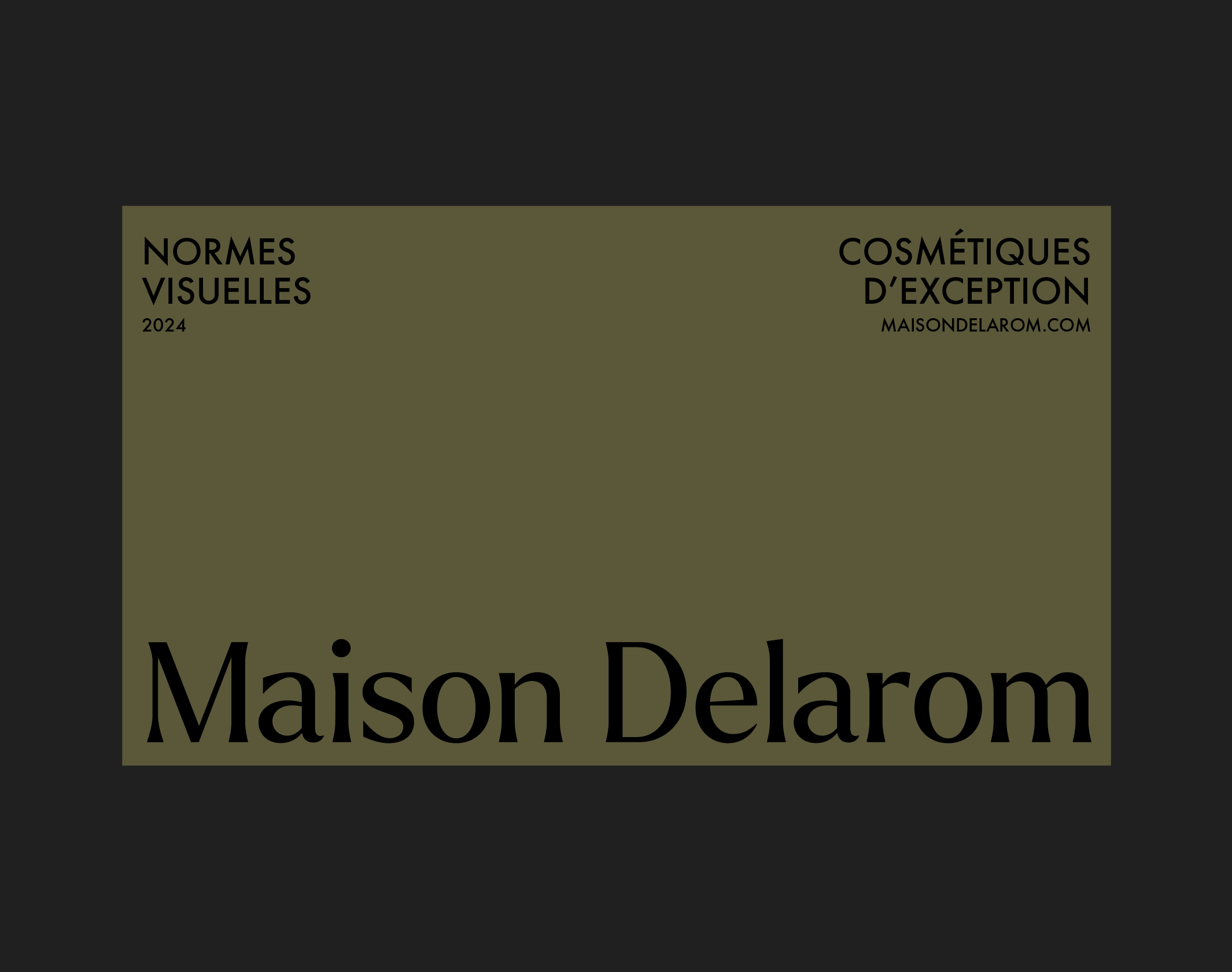 Maison Delarom | Brand Identity & Packaging identité visuelle