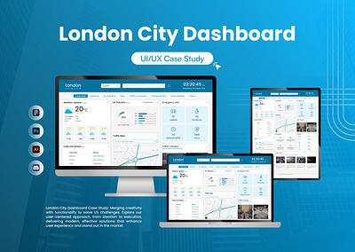 City Dashboard, London (Redesign Case Study) case study landing page design london (redesign case study) london city ui design ui ux design uiux uiuxdesigner71 website deisgn