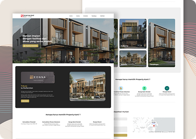 Home of sinarmas land - Build for a better future ui ux webdesign