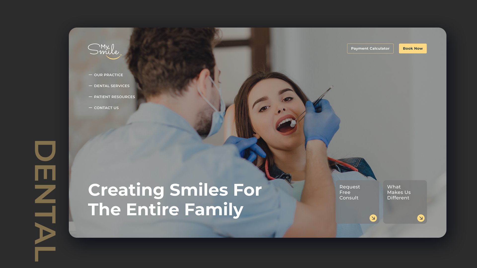 Dental Service Website design product design ui uiux ux