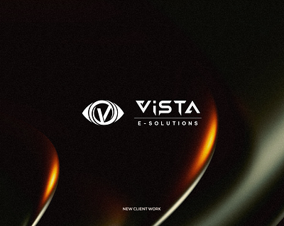 Vista E-Solution - Logo, Digital Marketing Logo brand identity digital marketing logo design logo logofolio marketing agency logo design online agency logo design v eye logo v or eye logo design