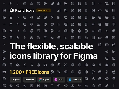 Pixelpf Icons Library - 1,200+ Free icons for Figma contrast design resources figma free freebies icon components icon figma icon set icons icons figma icons free icons library icons pack linear outline pixelpf solid