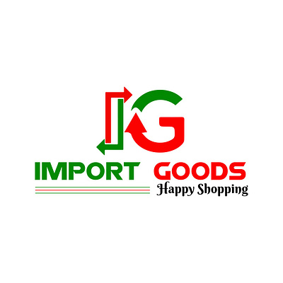 Import Goods logo branding graphic design logo