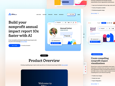 Nonprofit Annual Impact Report: Altru.AI ai technology annual impact report annual report branding charity charity website design design graphic design non profit nonprofit nonprofit annual impact report nonprofit annual report nonprofit ui nonprofit web design nonprofit website nonprofit website design ui web design webdesign website design