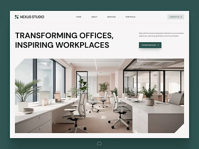 Nexus Studio- Architecture Studio for Offices animation architecture architecturedesign cosmiqdesigner design designer designinspiration hero interactive interiordesign minimalistdesign modernspaces office officedesign ui uidesign ux webdesign workspacedesign