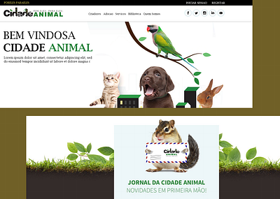 ANIMAL LOVER ui ux design