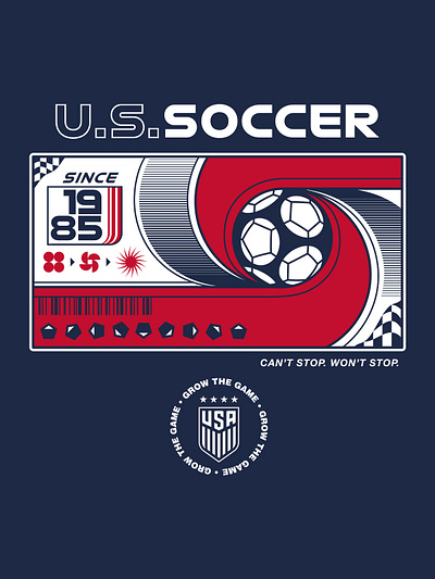 U.S. Soccer Concept 5 branding design graphic design illustration logo typography vector