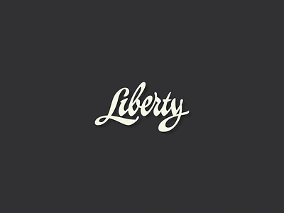 Liberty // Lettering design font illustration lettering letters logo type typeface typography