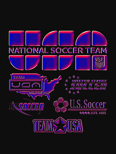 U.S. Soccer Concept 8 branding design graphic design illustration logo typography vector