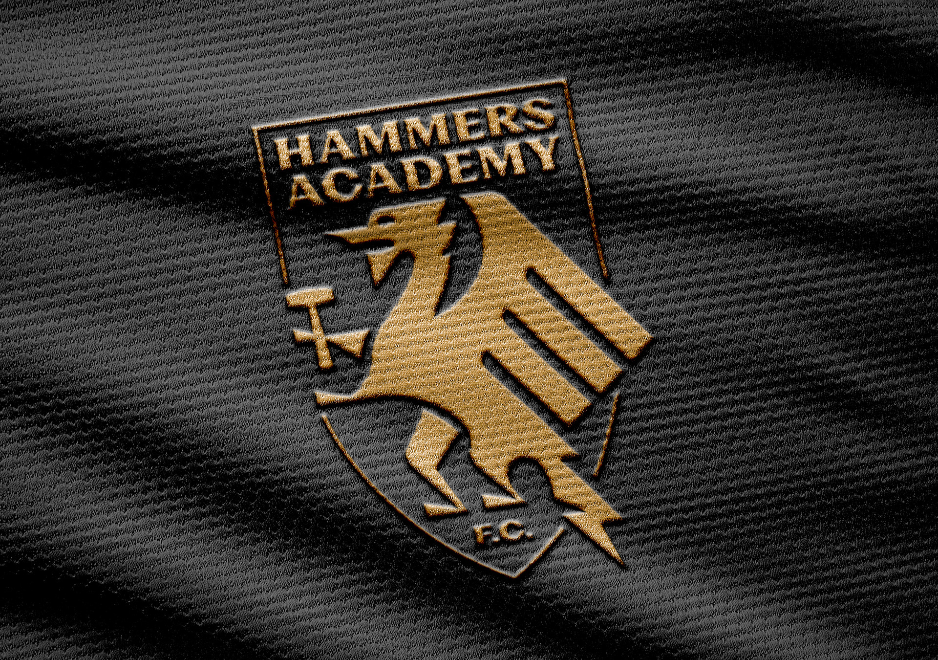 Hammers Academy F.C. | Futbol Crest branding club crest dragon futbol graphic design hammers identity jerseys logo welsh