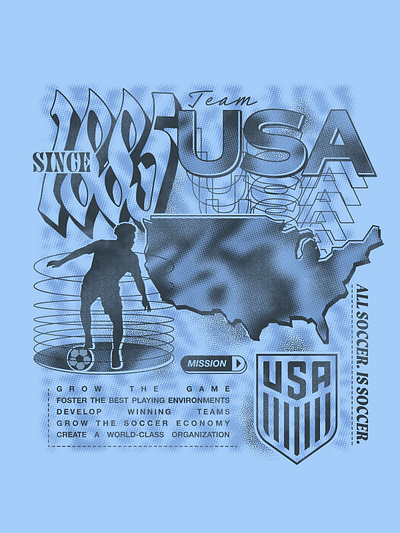 U.S. Soccer Concept 12 branding design graphic design illustration logo typography vector