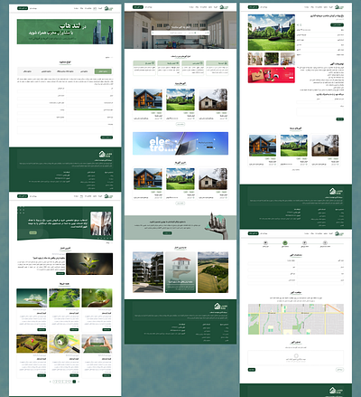 Landhub website design figma ui uiux web webdesign