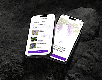 Mobile UI design for a Garden website clean design design garden garden website graphic design interface design layout mobile app mobile design mobile interface modern design plant app product design ui ui designer user experience user interface ux web web design