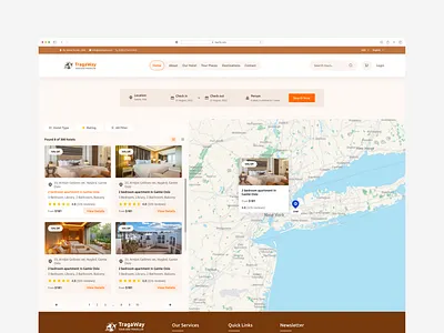 Hotel Booking Platform apartment book apartment booking hero section hotel hotel book hotel booking hotel rent hotel reservation hotel reserve landing page landing page design rental saas ui ux