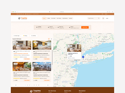 Hotel Booking Platform apartment book apartment booking hero section hotel hotel book hotel booking hotel rent hotel reservation hotel reserve landing page landing page design rental saas ui ux