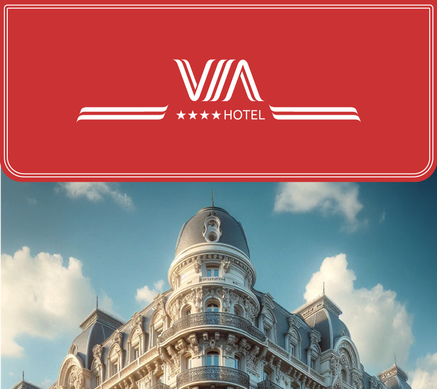 VIA Hotel - Logotype app argentina brand branding bussnies design graphic design hotel illustration logo logotype motion presentation tourism vector