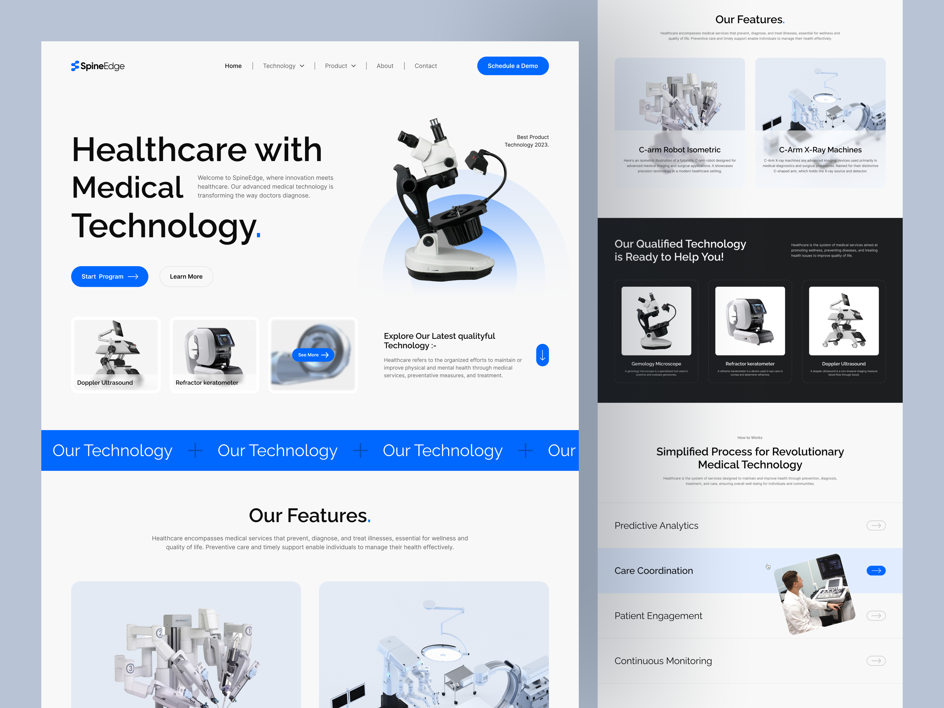 Example of Landing Page Design