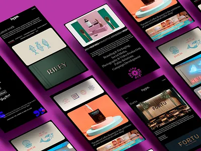 Hype Website betterbrands brand brand assets branding brands concept creative design designer graphic design illustration logo photography ui ux vector web website