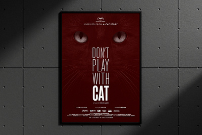 DON'T PLAY WITH CAT - Movie Poster Artwork arabic design arabic flyer film poster film poster design flyer artwork flyer design flyer template graphic design illustration artwork illustration design minimal flyer movie poster poster design social media design