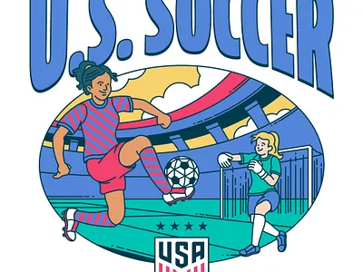 U.S. Soccer Concept 18 branding design graphic design illustration logo typography vector