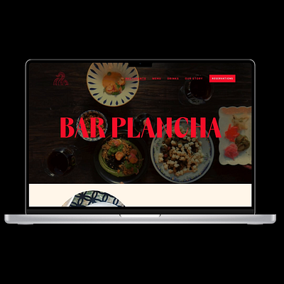 Spanish Restaurant Website animation branding figma ui website