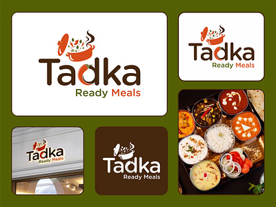 Logo Design for Tadka Ready Meals colorful