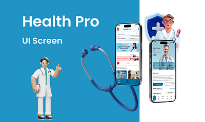 Doctor consultation app consultation doctor mobile screen ui