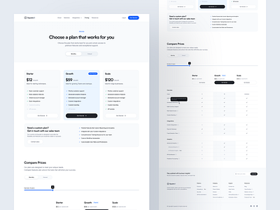 Pricing Page - SquareUi design system figma landing page pricing pricing page product design ui ux web design