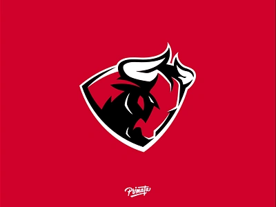 Bull logo bull design esports illustration logo shield sport sport logo sportlogo team toro touro vector