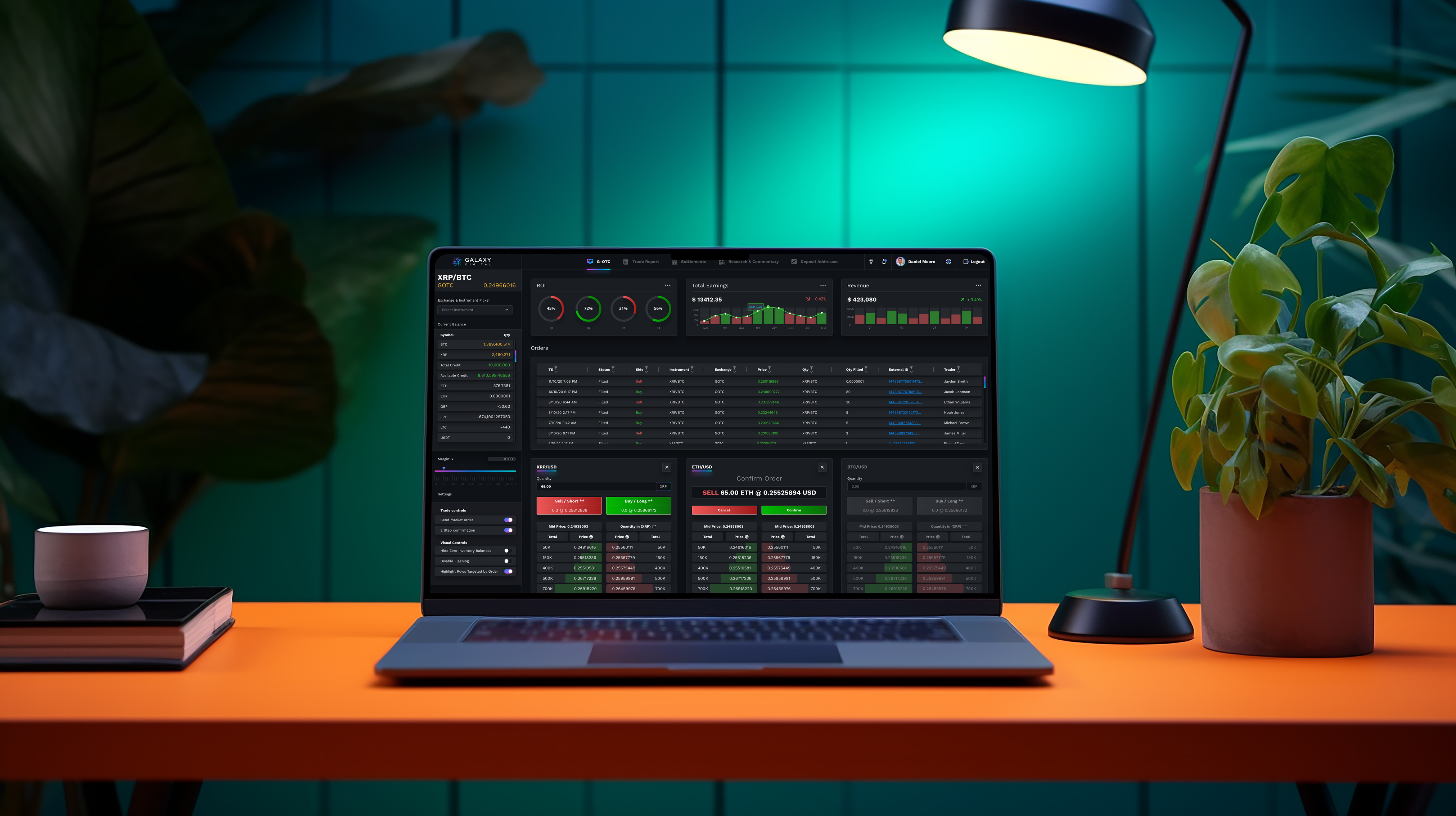 Crypto Trading Terminal admin dashboard admin panel admin ui crypto crypto wallet dashboard dashboard design dashboard ui finance finance dashboard financial dashboard fintech saas saas dashboard terminal trading web design web3 web3 platform web3 ui