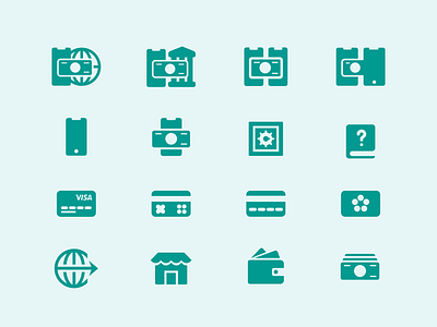 Icon Set Design For Banking App banking banking icons flat design graphic design icon icon design icon set design iran ui ui app icon design