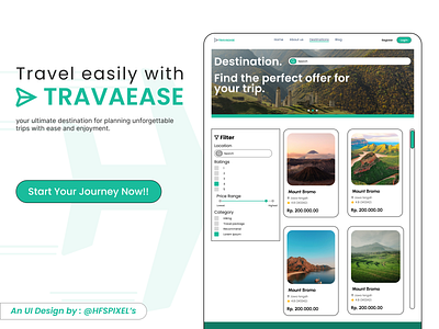 TRAVAEASE Travel Website graphic design traavelwebsitedesign travelwebsite ui uidesign webdesign website websitedesign websiteui webui