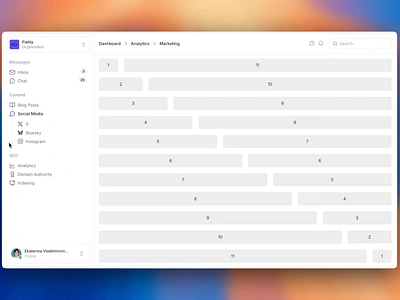 Dashboard Team Switcher account account switcher composition css dashboard data dropdown framework html interface javascript layout navigation organization popover team team switcher ui ux