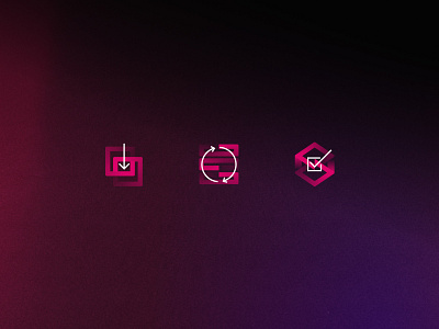 Pink SaaSy Icons ai api check cloud code cycle download engineering icon icons line pink reasoning repository saas tech thick upload verification