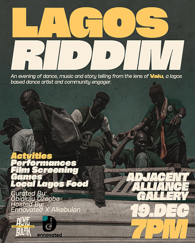 LAGOS RIDDIM graphic design