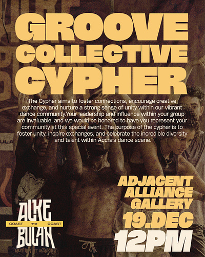 GROOVE COLLECTIVE CYPHER graphic design