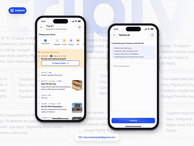 Triply — AI-powered Travel Mobile App ai artificial intelligence customer experience cx digital product design flight holiday mobile app mobile design thanks giving ticket travel app ui ui design ux ux case study ux design ux research uxr vacation