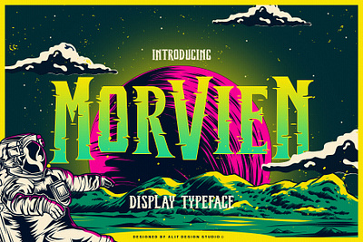 Morvien Typeface design font fonts letteing typeface