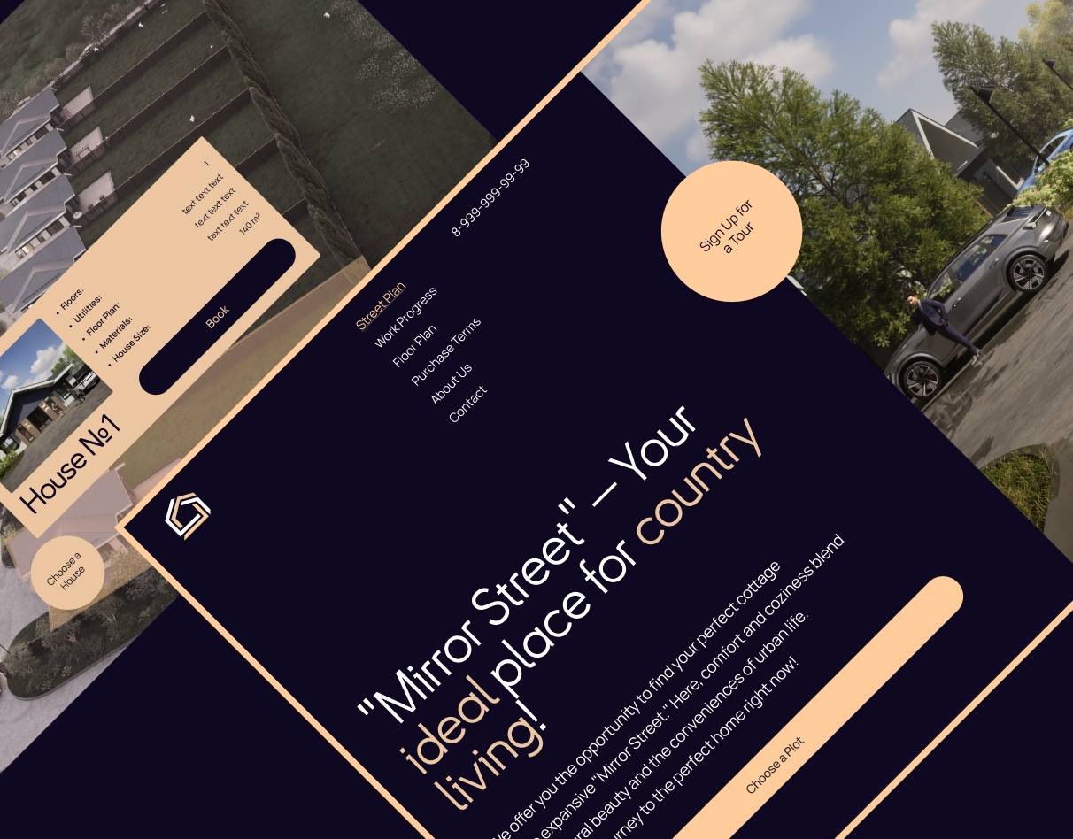 Website development for a home construction company company e commerce landing landing page landingpage real estate site web web design web development website website design