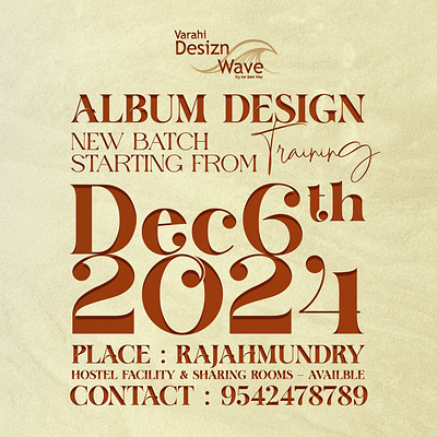 New Batch from Dec6th 2024 #albumdesign #Albumdesigntraining album design album design training albumdesign albumdesigntraining design graphic design photo photo editining training photobookdesign photoshop photoshop edit poster prewedding preweddingalbumdesigntraining training