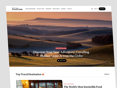 Travel News Website article article website blog blog website clean design hotel website landing page minimal blog minimal design news news website travel travel blog travel blog website travel news website travel website vacation web web design