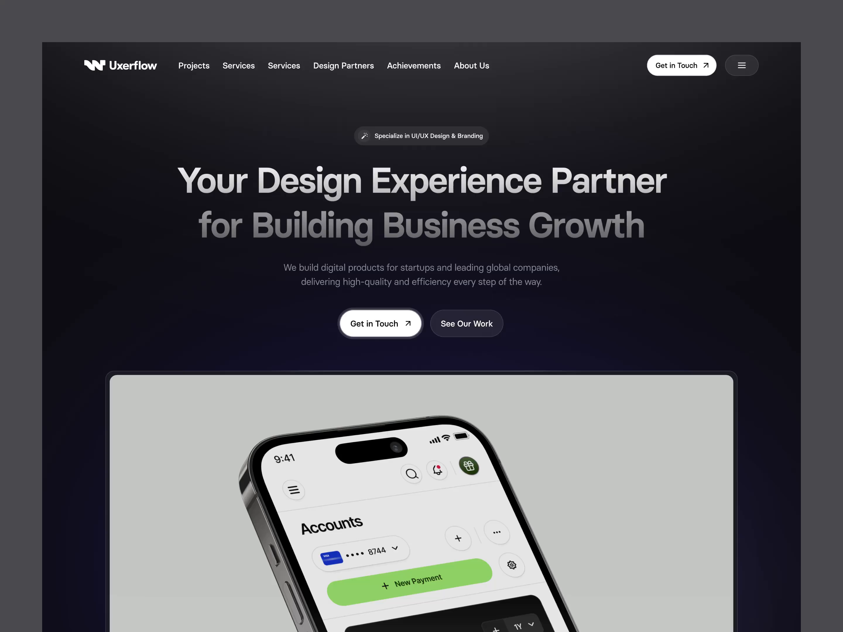 Example of Landing Page Design