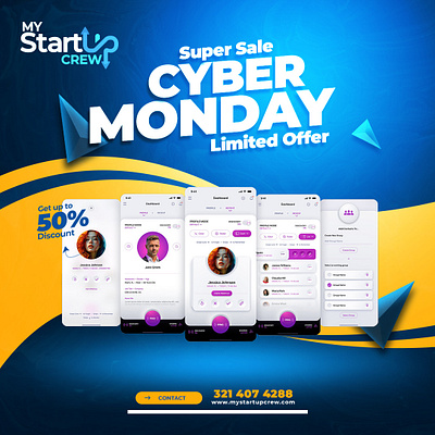 🌟 Cyber Monday Super Sale! branding cyber monday graphic design logo typography web design