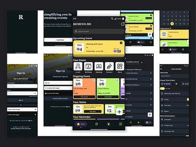 Calendar App Concept calendar app calendar app concept calendar app design concept design figma mobile app mobile app concept mobile app design prototype prototyping ui uidesign uidesigner uiux uiuxdesign uiuxdesigner ux uxdeisgner uxdesign