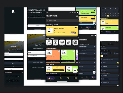 Calendar App Concept calendar app calendar app concept calendar app design concept design figma mobile app mobile app concept mobile app design prototype prototyping ui uidesign uidesigner uiux uiuxdesign uiuxdesigner ux uxdeisgner uxdesign